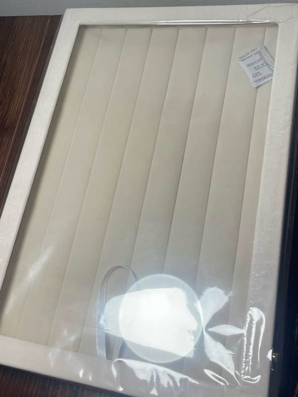 Neutral Cream Velvet Jewelry Display Tray - Home Accents